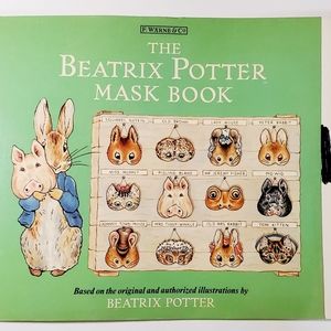 The Beatrix Potter Mask Book, 1990, vintage, Peter Rabbit, Spring, Easter